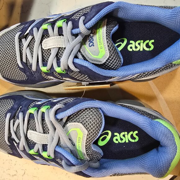 Asics Sportstyle Gel-Nimbus 9 Blue Steel Running New Men Shoes 11201A584 023 - Picture 5 of 12